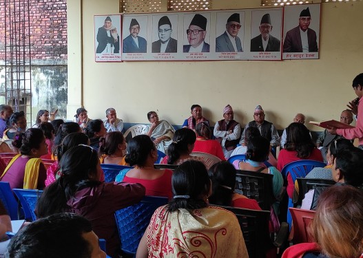 'घर-घर जाउँ-कांग्रेस जिताऔं' अभियानलाई सार्थक बनाउन गिरीको आह्वान
